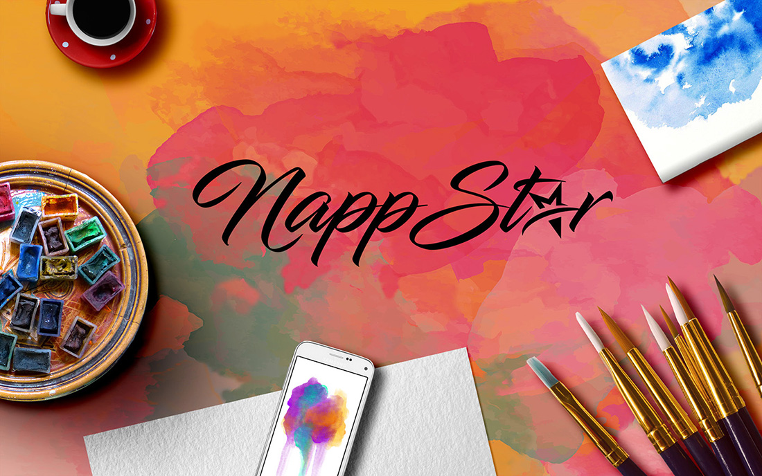 Nappstarr branding element 3